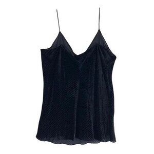 Theory “easy slip tank” velvet silk camisole cami